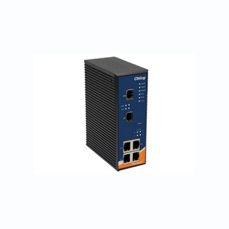 Oring Networking Rugged 4x 10/100TX RJ-45 PoE at 25Watts + 2x 100FX SFP IPS-2042P